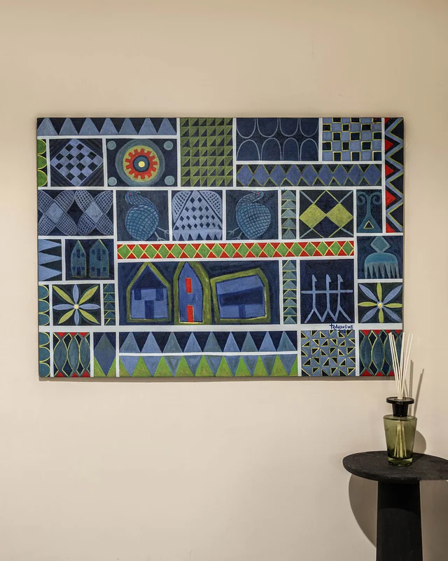 Blue Tapestry by Tola Wewe