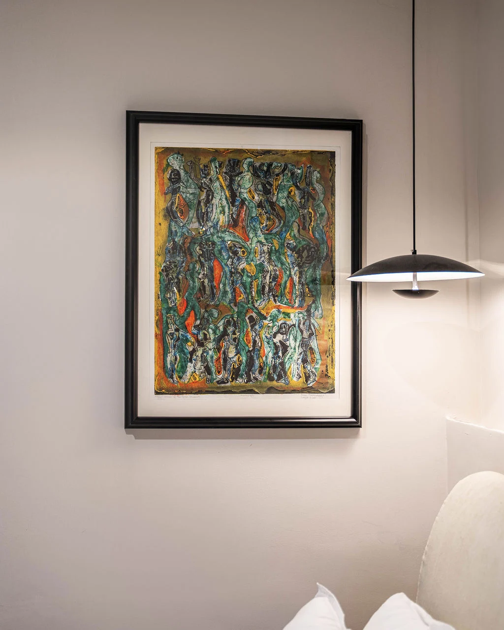 Dance of the Green Shadows by Bruce Onobrakpeya — view 3