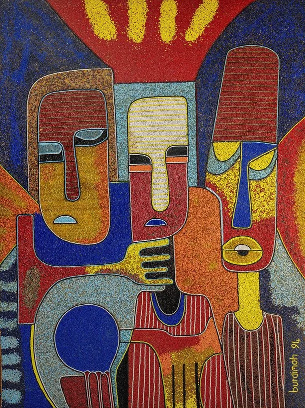 Faces of the Ancestors by Jimoh Buraimoh