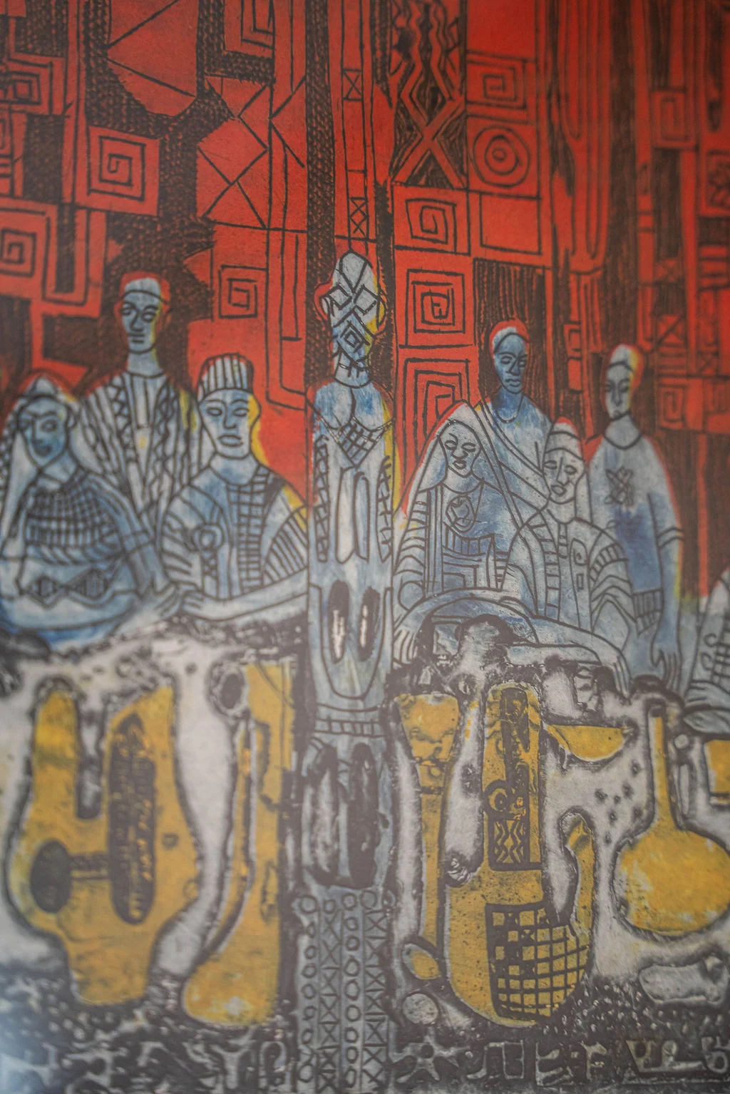 Feast at Canaan by Bruce Onobrakpeya — view 3