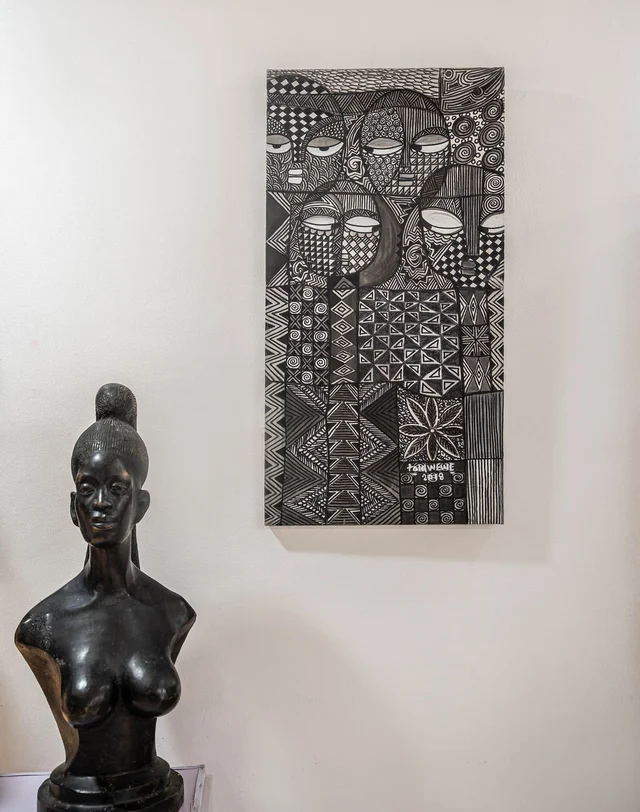 People in Black and White by Tola Wewe