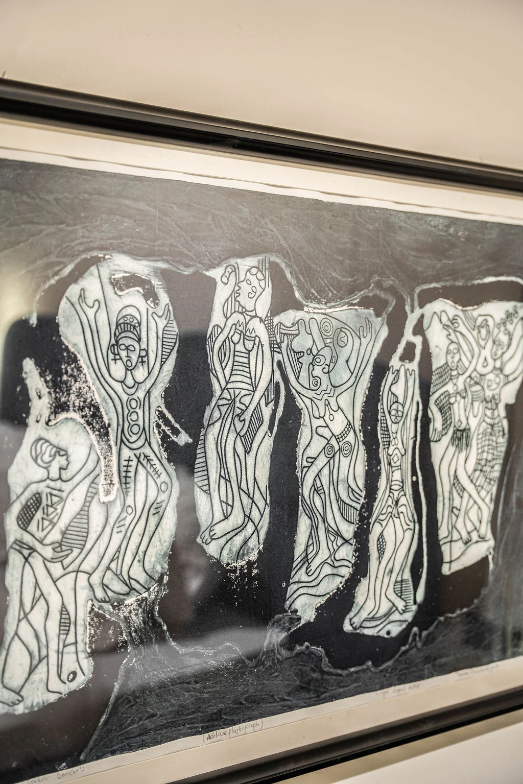 Soren Dancers by Bruce Onobrakpeya — view 3