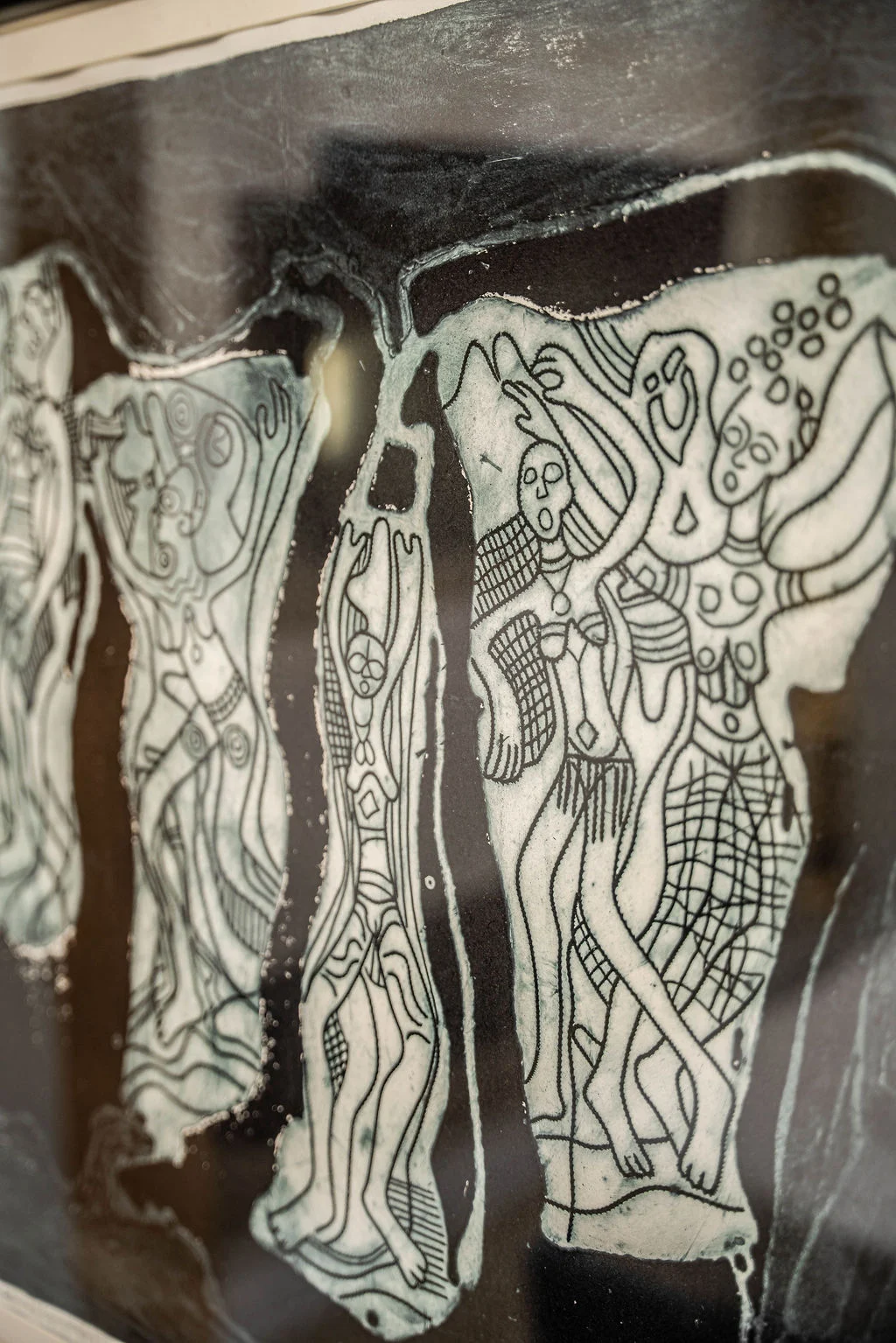 Soren Dancers by Bruce Onobrakpeya — view 4