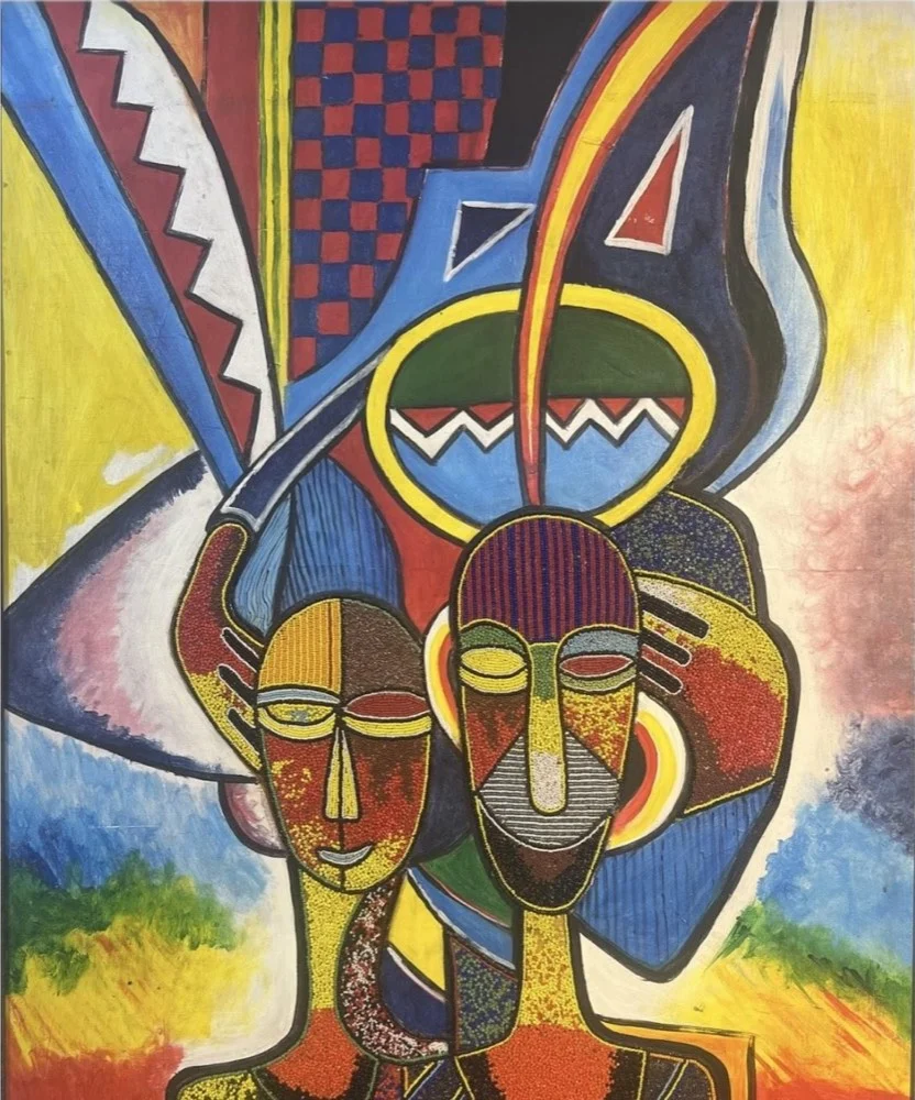 The Duo by Jimoh Buraimoh